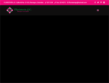 Tablet Screenshot of floristeriaenrionegro.com